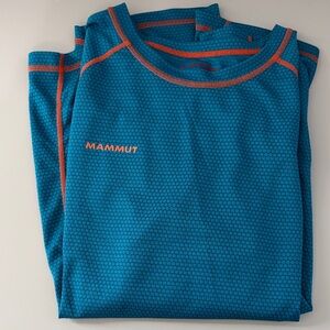 Mammut Teal and Orange Performance Shirt
